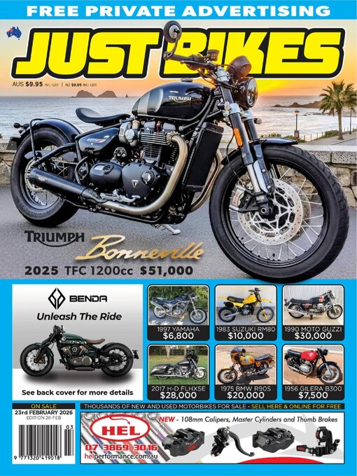 Title details for Just Bikes by JUST AUTO Classifieds Pty Ltd - Available